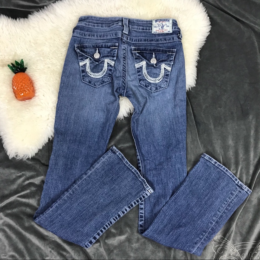 True Religion Hi Rise Bootcut Jeans - Picture 2 of 7